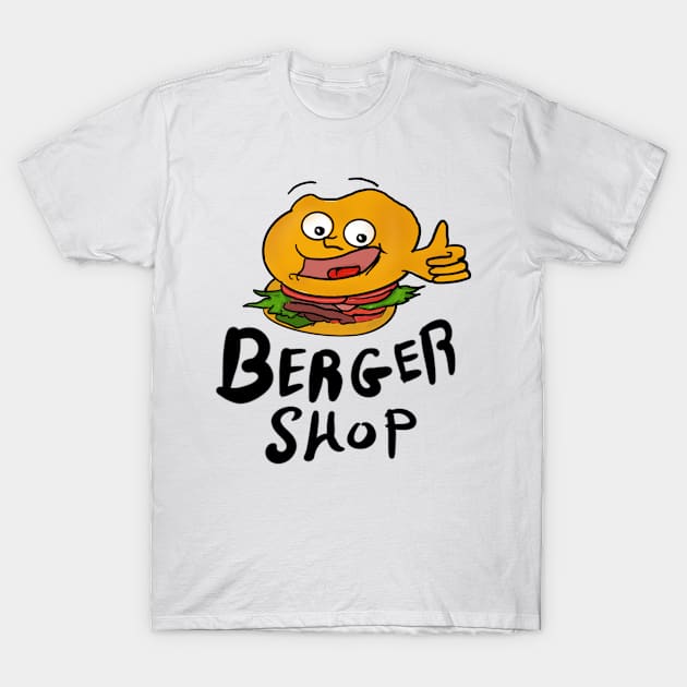 Burger Shop T-Shirt by Joker & Angel